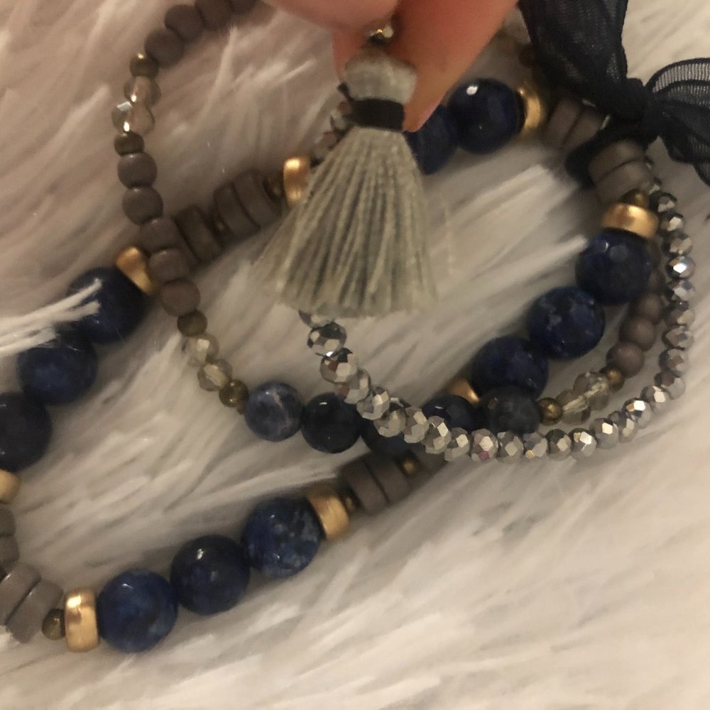 Blue Bracelet Stack - Picture 7 of 11